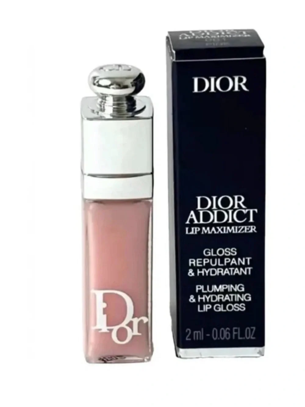 Dior Addict Lip Maximizer Lip Plumping Gloss # 001 PINK 2 ml